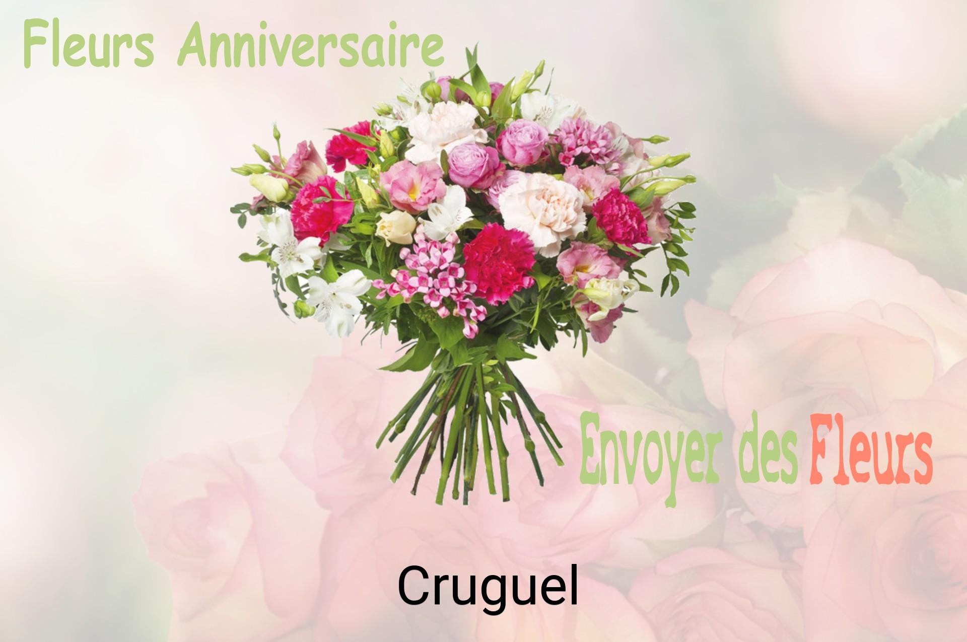 Bouquet de fleurs d’anniversaire livré à Cruguel